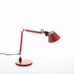 ARTEMIDE A011810 TOLOMEO MICRO CUERPO LAMPARA Y BASE ROJO ANODIZADO